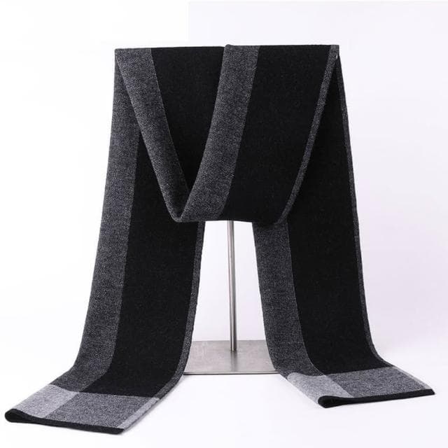 【米蘭精品】現貨+預購 頂級100%羊毛圍巾圍脖秋冬季加絨厚磅保暖針織圍巾休閒-百搭針織加厚男女配件74mi20