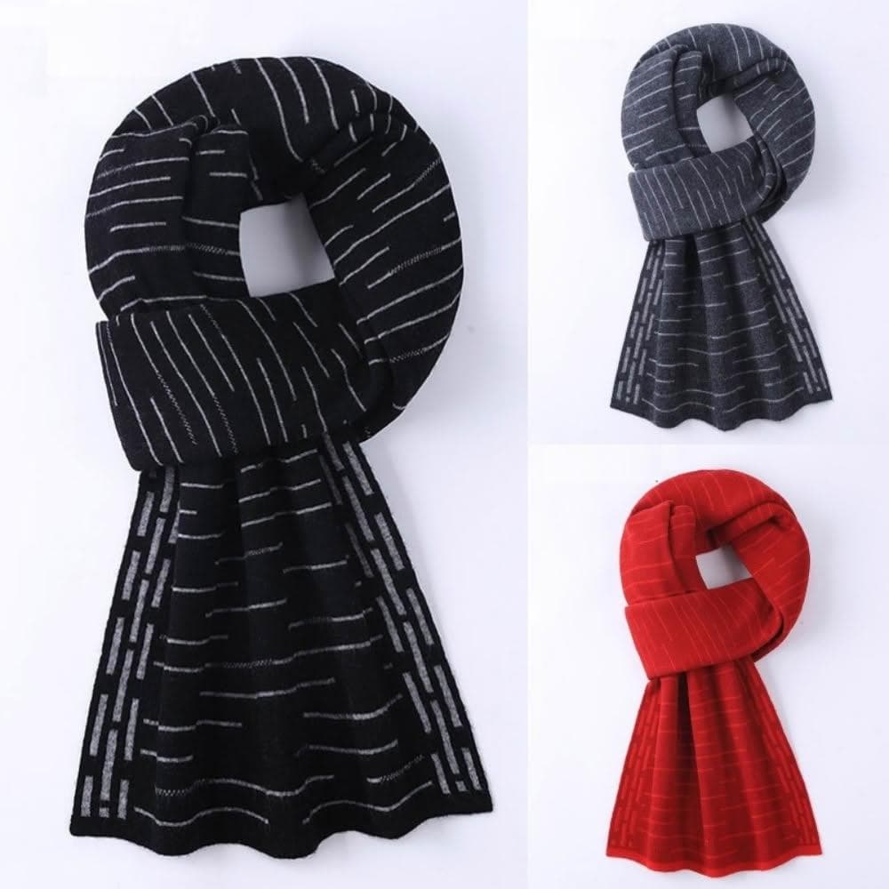 【米蘭精品】現貨+預購 頂級100%羊毛圍巾圍脖秋冬季加絨厚磅保暖針織圍巾休閒-針織加厚男女配件74mi23