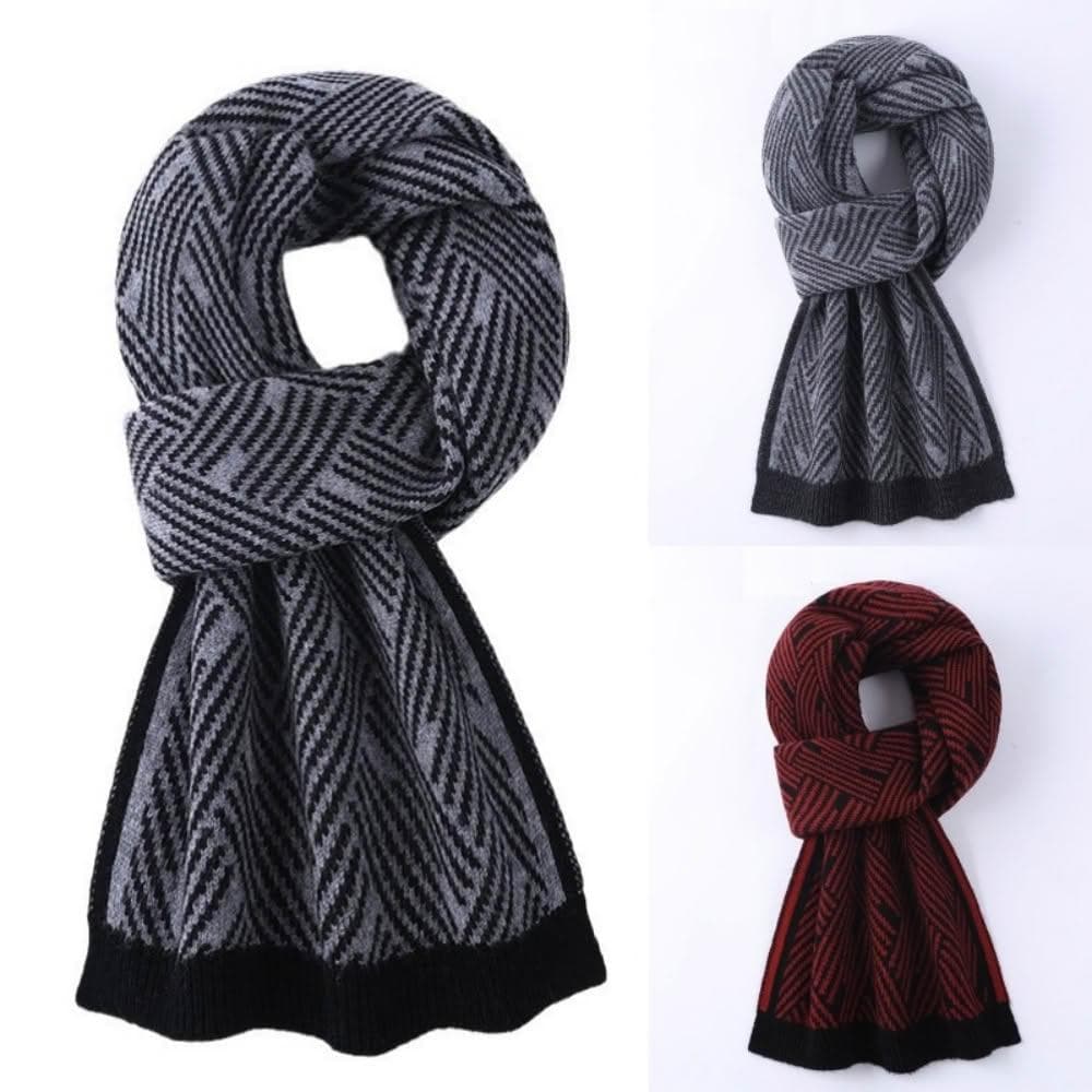 【米蘭精品】現貨+預購 頂級100%羊毛圍巾圍脖秋冬季加絨厚磅保暖針織圍巾休閒-韓版百搭針織男女配件74mi24