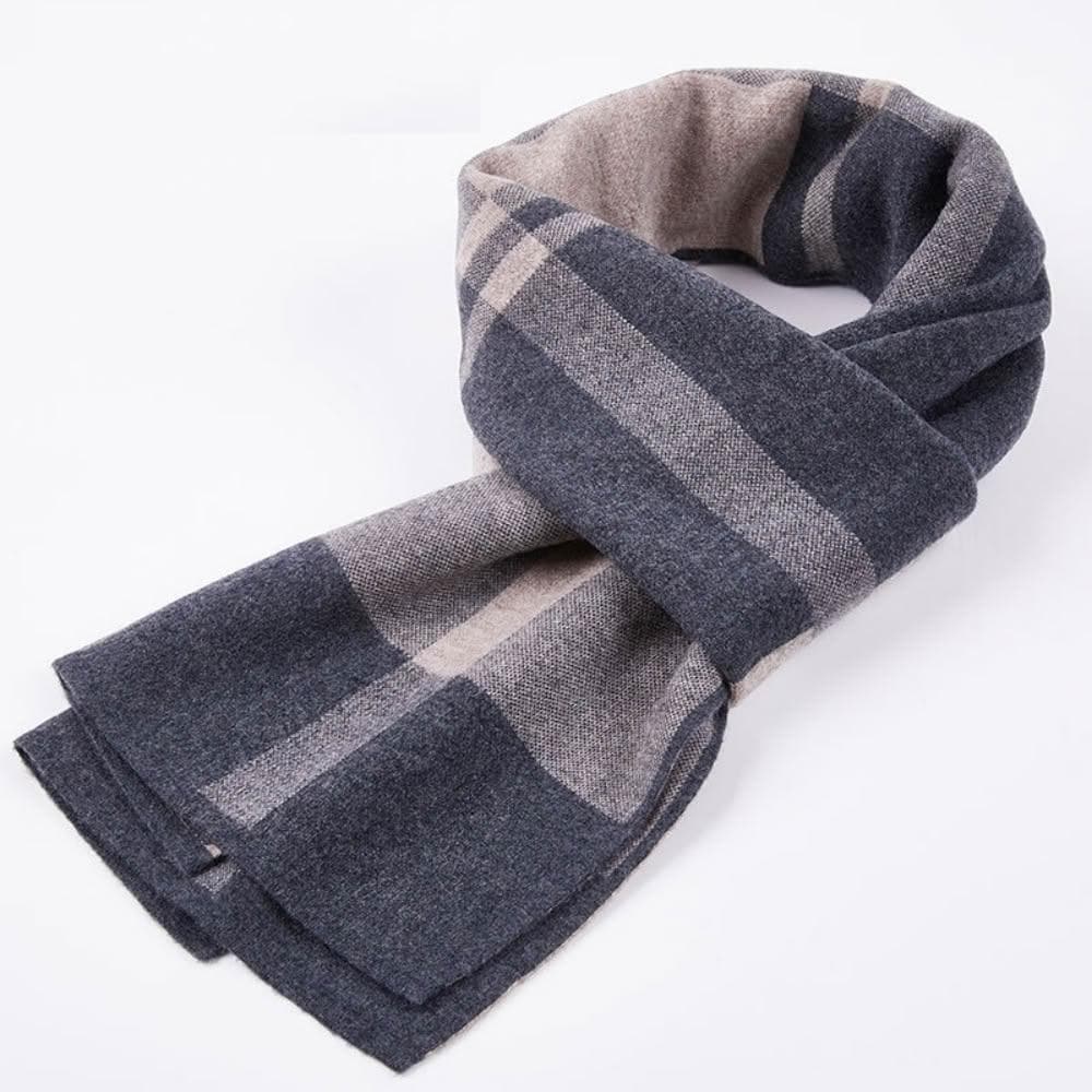 【米蘭精品】現貨+預購 頂級100%羊毛圍巾圍脖秋冬季加絨厚磅保暖針織圍巾休閒-時尚穿搭格子男女配件74mi33