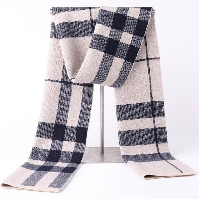 【米蘭精品】現貨+預購 頂級羊毛圍巾羊絨圍脖秋冬季加絨厚磅保暖針織圍巾休閒-暖高檔格紋男女配件74mi38