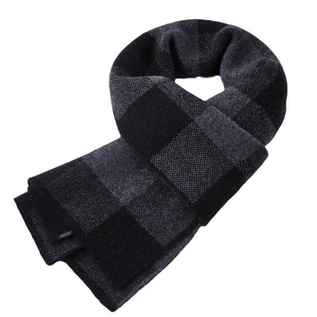 【米蘭精品】現貨+預購 頂級羊毛圍巾羊絨圍脖秋冬季加絨厚磅保暖針織圍巾休閒-格子冬季韓版男女配件74mi45