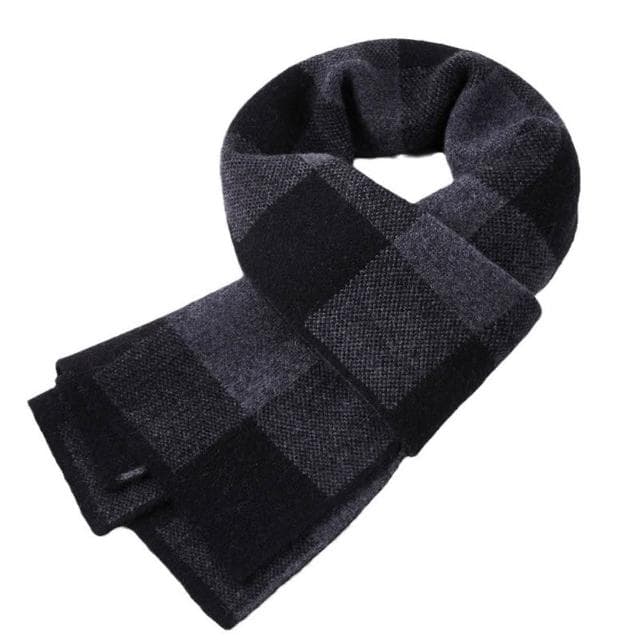 【米蘭精品】現貨+預購 頂級羊毛圍巾羊絨圍脖秋冬季加絨厚磅保暖針織圍巾休閒-格子冬季韓版男女配件74mi45