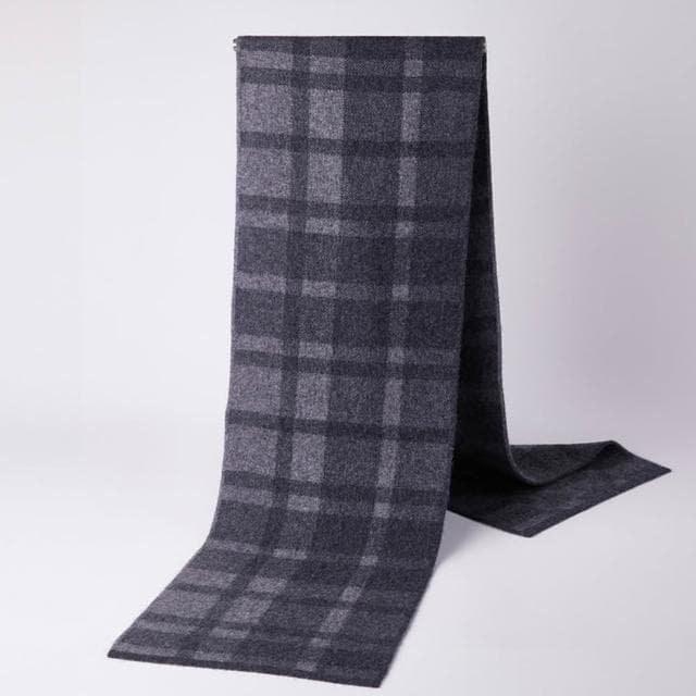 【米蘭精品】現貨+預購 頂級羊毛圍巾羊絨圍脖秋冬季加絨厚磅保暖針織圍巾休閒-格子冬季韓版男女配件74mi49