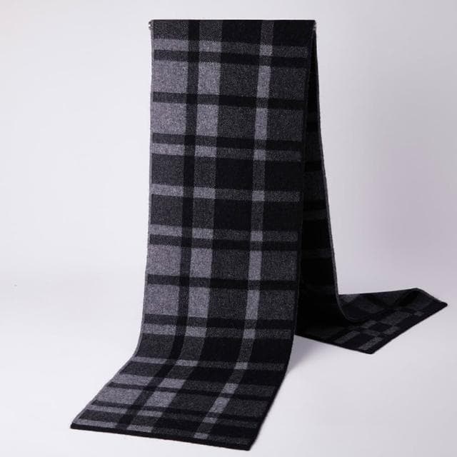 【米蘭精品】現貨+預購 頂級羊毛圍巾羊絨圍脖秋冬季加絨厚磅保暖針織圍巾休閒-格子冬季韓版男女配件74mi49