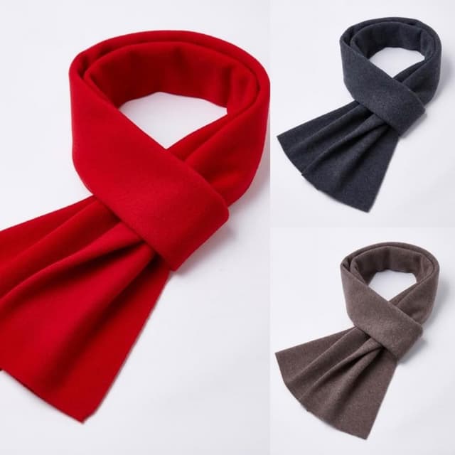 【米蘭精品】現貨+預購 頂級羊毛圍巾羊絨圍脖秋冬季加絨厚磅保暖針織圍巾休閒-簡約純色多色男女配件74mi61