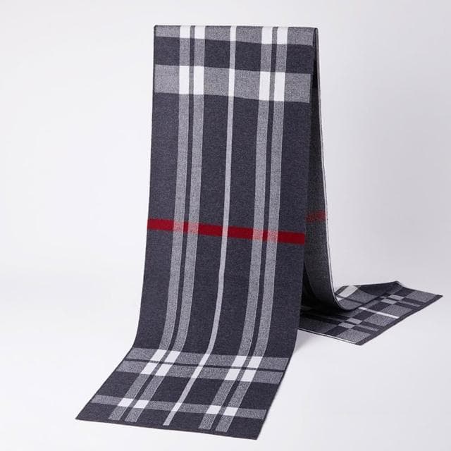 【米蘭精品】現貨+預購 頂級羊毛圍巾羊絨圍脖秋冬季加絨厚磅保暖針織圍巾休閒-格紋圍巾時尚男女配件74mi62