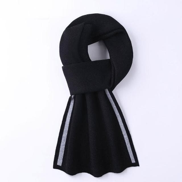 【米蘭精品】現貨+預購 頂級羊毛圍巾羊絨圍脖秋冬季加絨厚磅保暖針織圍巾休閒-男格紋圍巾男女配件74mi69