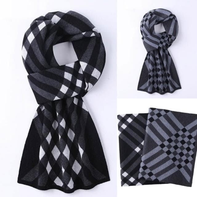 【米蘭精品】現貨+預購 頂級羊毛圍巾羊絨圍脖秋冬季加絨厚磅保暖針織圍巾休閒-時尚穿搭男士男女配件74mi76