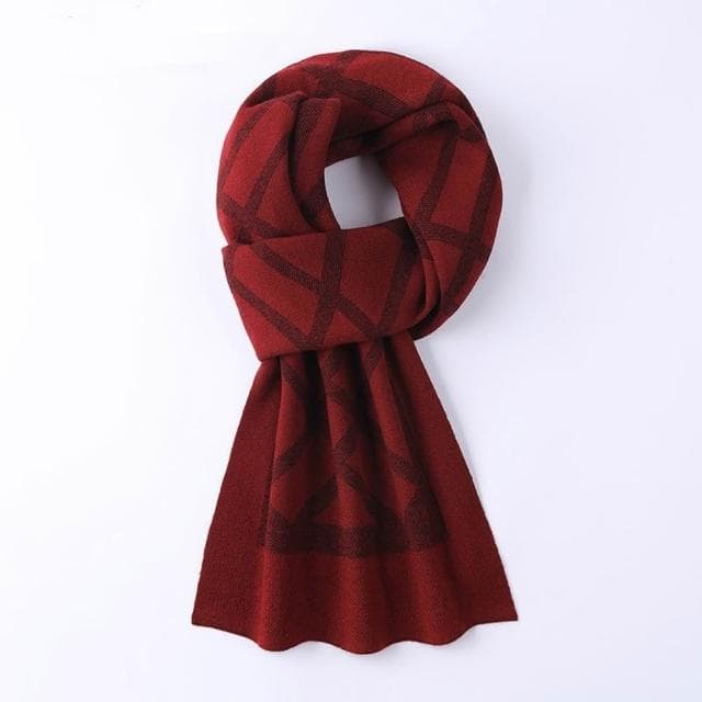 【米蘭精品】現貨+預購 頂級羊毛圍巾羊絨圍脖秋冬季加絨厚磅保暖針織圍巾休閒-格紋圍巾時尚男女配件74mi77