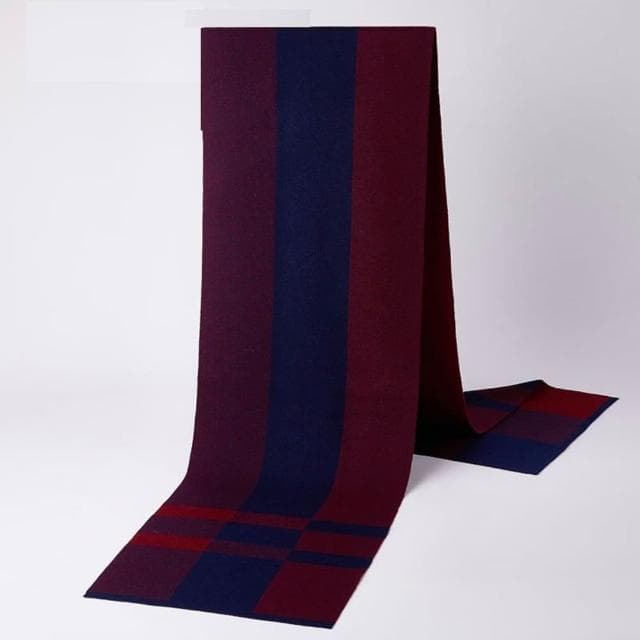 【米蘭精品】現貨+預購 頂級羊毛圍巾羊絨圍脖秋冬季加絨厚磅保暖針織圍巾休閒-冬季格紋圍巾男女配件74mi79