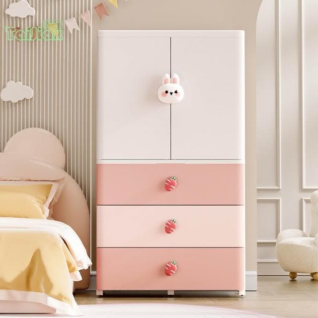 特大加厚寶寶衣櫃 嬰兒收納櫃 塑料多層兒童儲物櫃 小衣櫥 衣服整理櫃 置物櫃 抽屜櫃 櫥櫃 層櫃 衣櫥櫃 臥室櫃