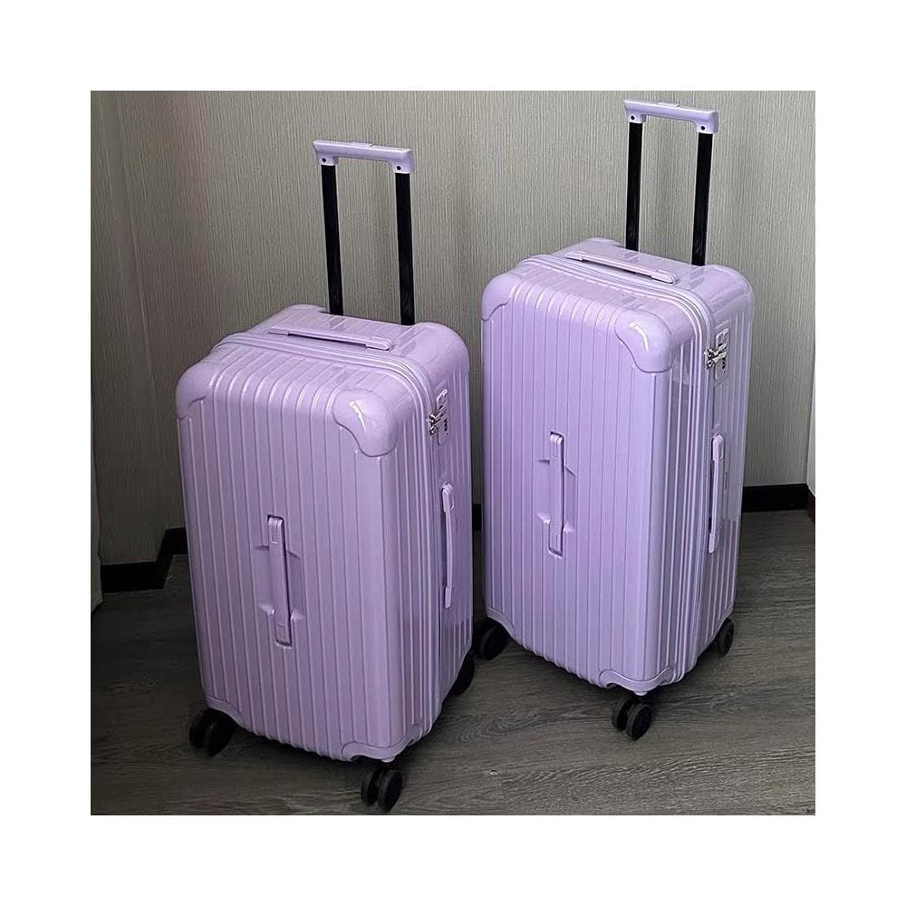 🔥【超高CP值 胖胖箱 行李箱】胖胖行李箱 超大行李箱 紫色行李箱 大容量旅行箱 胖胖旅行箱 32吋行李箱