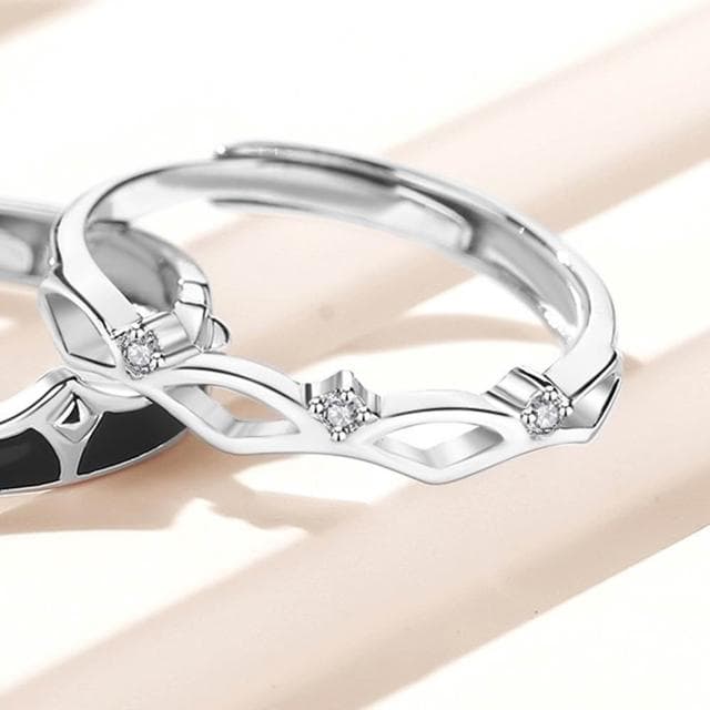 【巴黎精品】現貨+預購 頂級925純銀戒指婚戒女鑽戒開口戒情侶對戒尾戒情人節禮物-公主騎士男女飾品a1li54