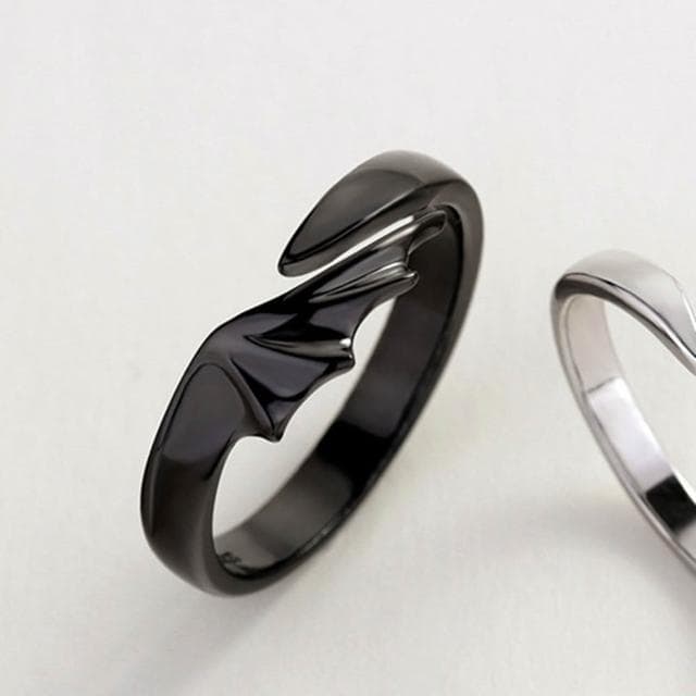 【巴黎精品】現貨+預購 頂級925純銀戒指婚戒女鑽戒開口戒情侶對戒尾戒情人節禮物-天使惡魔男女飾品a1li52