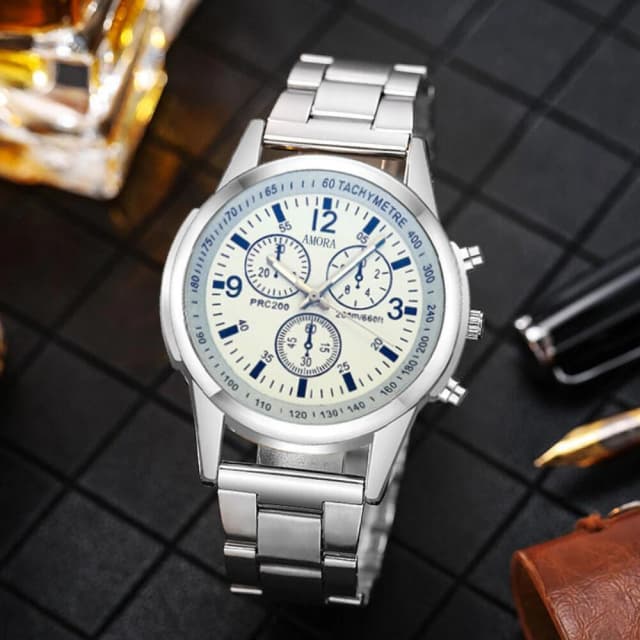 手錶男2025新款簡約高級感精工錶男士爸爸商務風氣質精緻皮帶石英錶高顏值精品金屬男錶男生全自動防水機械錶送男朋友