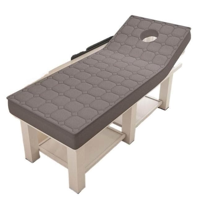 幕辭家居 乳膠美容床美容院專用按摩床推拿床帶洞美體中醫理療床紋繡美容床 5ac