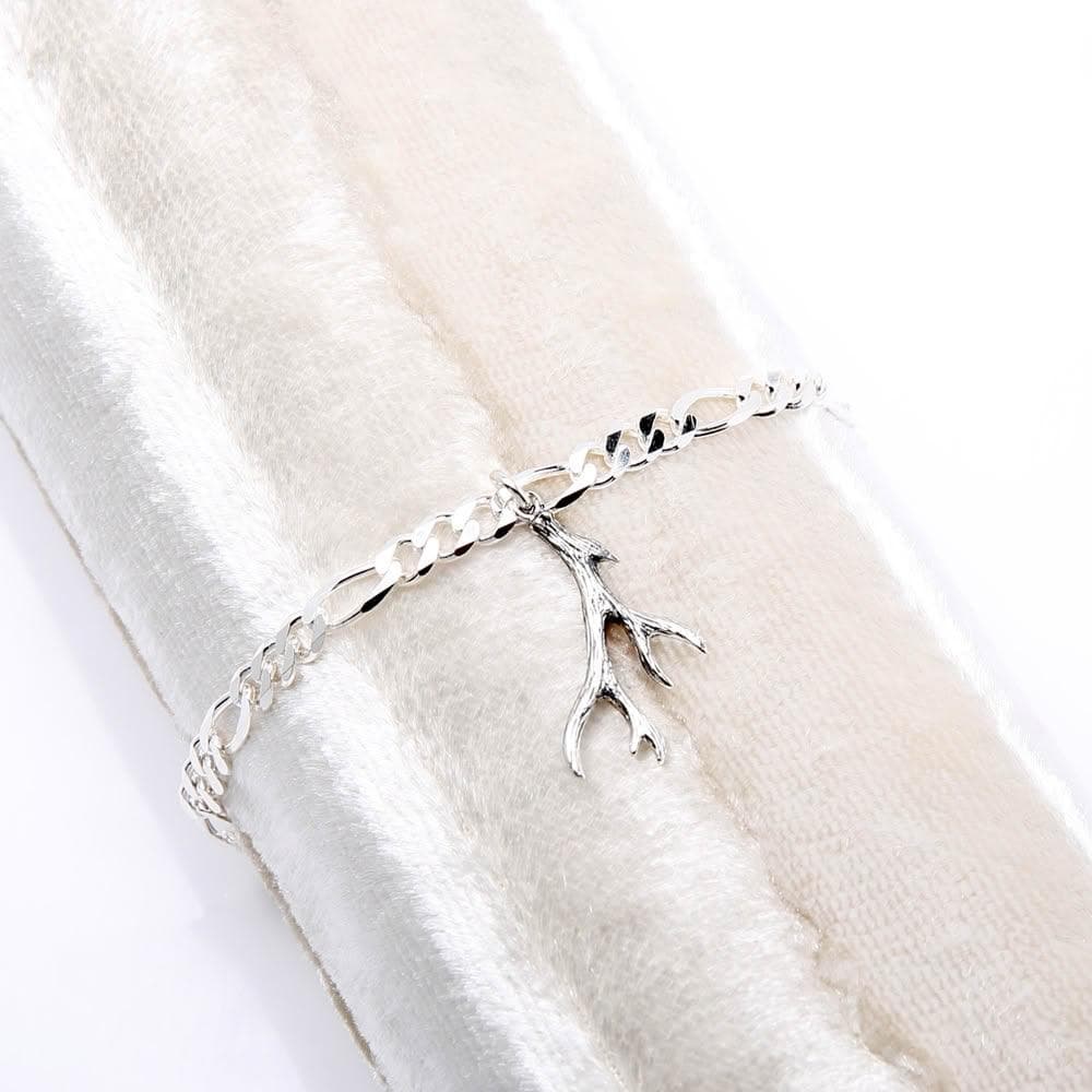 【Angel & Me】一鹿有你 鹿角 s925純銀手鍊 腳鍊 情人節禮物