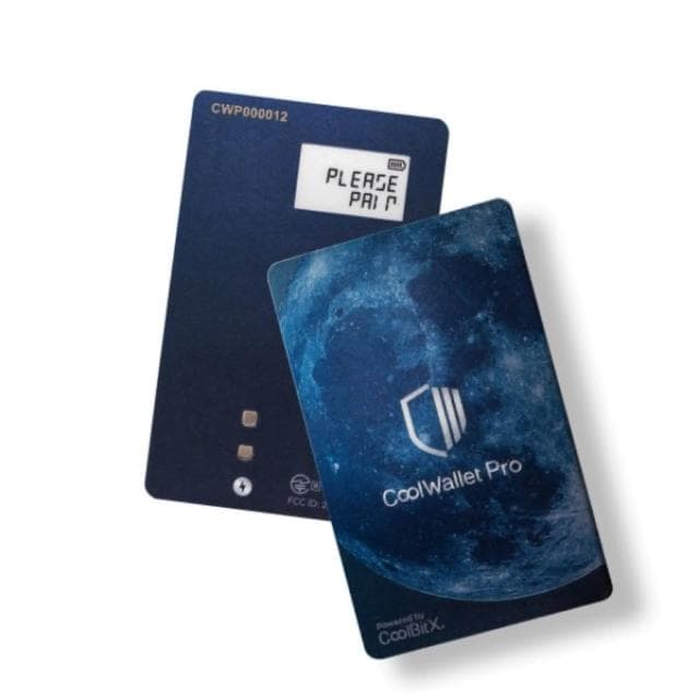 免運優惠 CoolWallet_Pro 加密貨幣 冷錢包 (支援多數幣種包含Trc20)