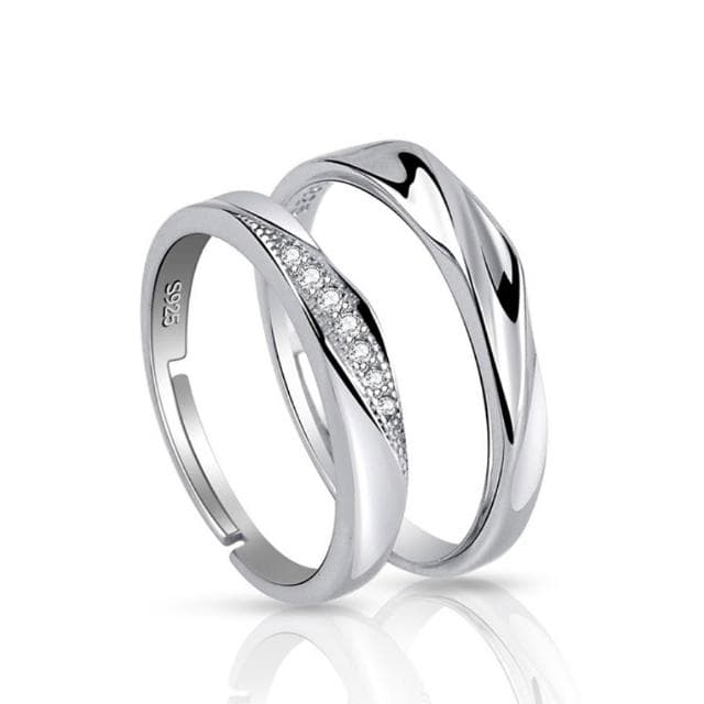 鋯石戒指/對戒【小寶購物】情侶戒 調整 戒圍 一克拉 鑽石 莫桑石 鑽石戒指 求婚禮物 情人節母親節 戒子0905004