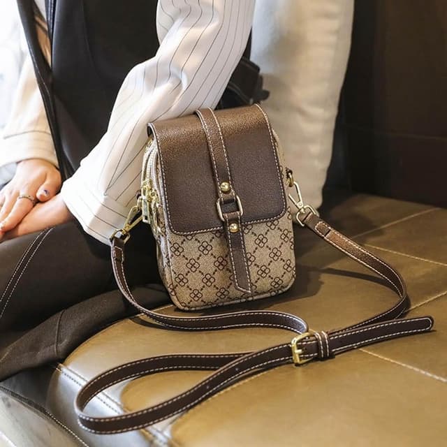 【MoonDy】小方包 斜背手機包 印花包包 側背包 可愛小包包 小眾包包 吐司包 皮革包包 復古包包 生日禮物