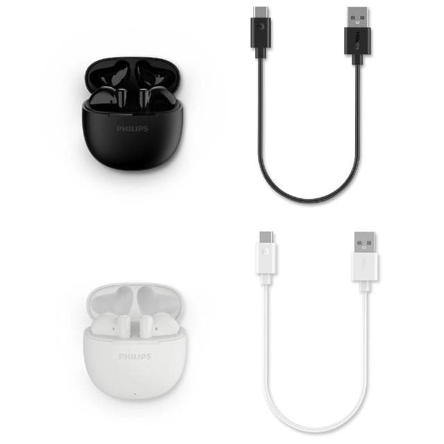 【Philips 飛利浦】美聲長續航無線藍牙耳機｜TAT1139｜AI通話 13mm重低音 IPX4 26h續航 15分鐘快充 真無線耳機