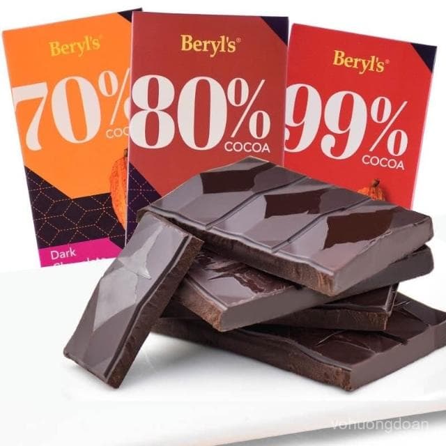 心心相印 【1098人收藏】馬來西亞進口倍樂思beryls排塊黑巧克力純可可脂網紅苦味零食99%