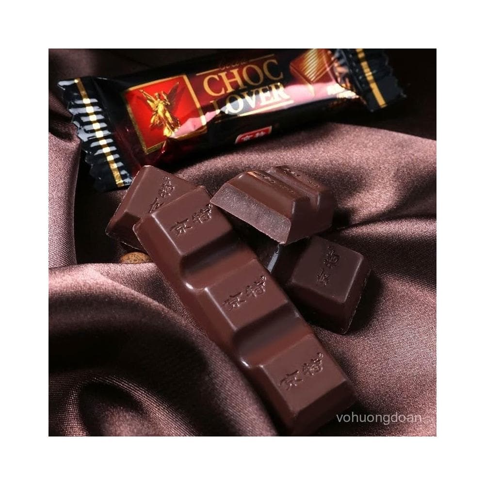 心心相印 京特純黑巧克力零食網紅禮物喜糖果巧克力便宜散裝批髮1000g-120g