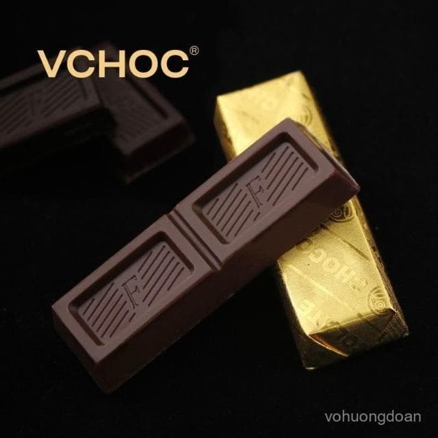 心心相印 VCHOC牛奶巧克力味獨立包裝喜糖果節日禮物代可可脂網紅休閒零食