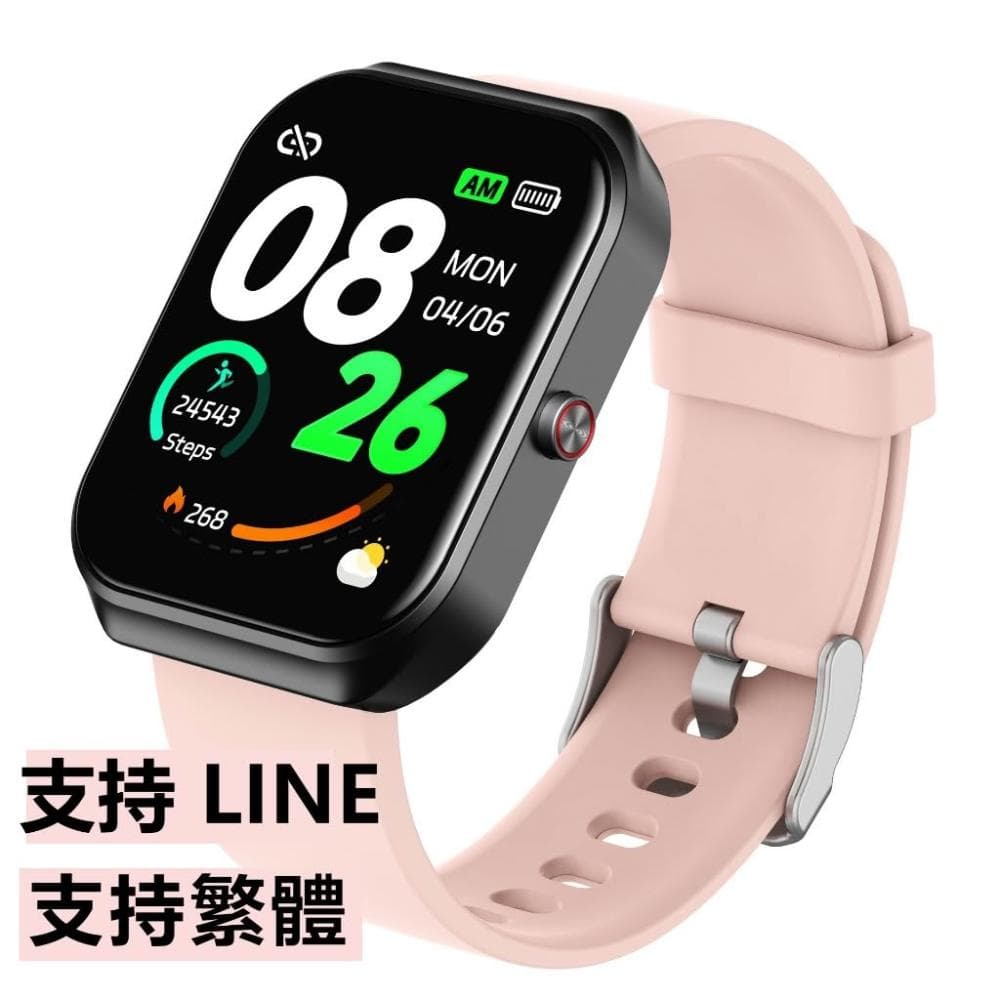 新款CX2智慧手錶 支持LINE 支持繁體 心率 睡眠 健康 多種功能監測手環 計步運動手環 藍牙運動手錶