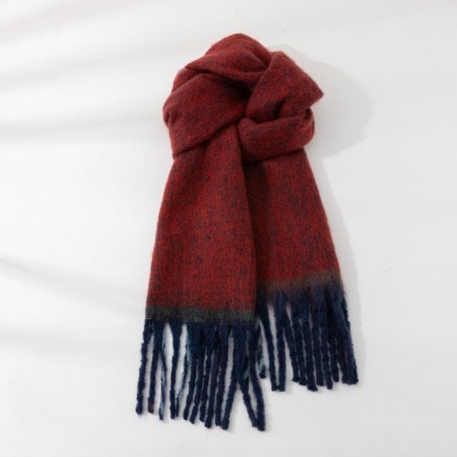 圍巾女韓版純色柳條邊細須馬海毛圍巾女冬加厚圈圈紗保暖學生披肩圍脖保暖披肩質感圍巾冷氣披肩空調百搭保暖圍脖防風圍脖韓版圍巾