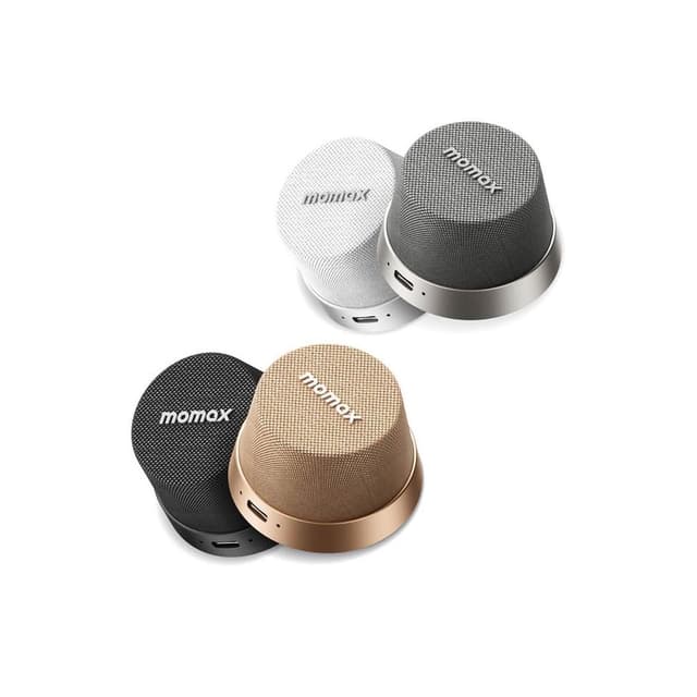 【Momax】磁吸無線音響 藍芽喇叭 1-Vibe Go 迷你磁吸無線音箱 喇叭 外接音響 磁吸支架 手機支架 冰箱貼