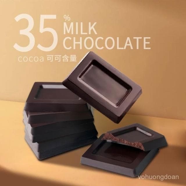 心心相印 【健康美味】VCHOC黑巧克力純可可脂烘焙健身喜糖果零食送女友節日禮物禮盒裝