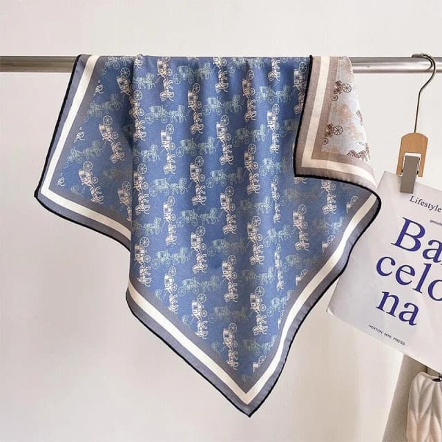 比比優精選 雙面異色 大方巾 真絲 羊毛 桑蠶絲羊毛圍巾 絲巾 