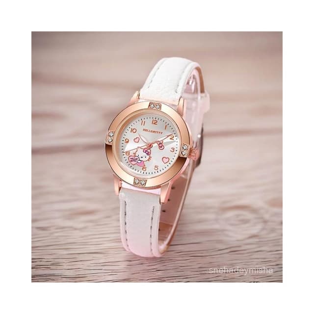 曉君精選 高顔值百搭ins少女卡通可愛學生手錶靜音爆款高級公務員考試專用