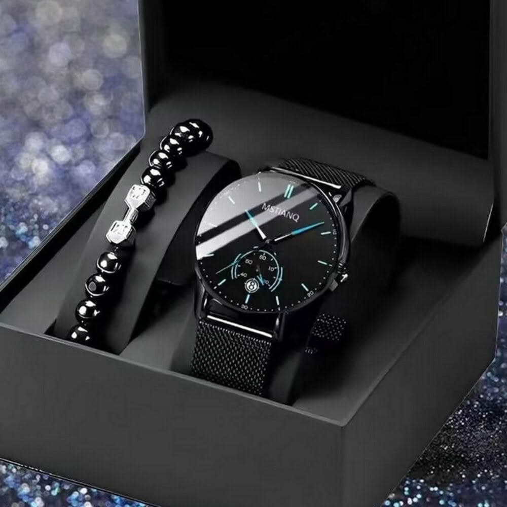 手錶男2025新款防水男生機械錶送男朋友國高中生考試電子錶青少年高顏值全自動男錶簡約高級感精工錶男士爸爸商務風石英錶