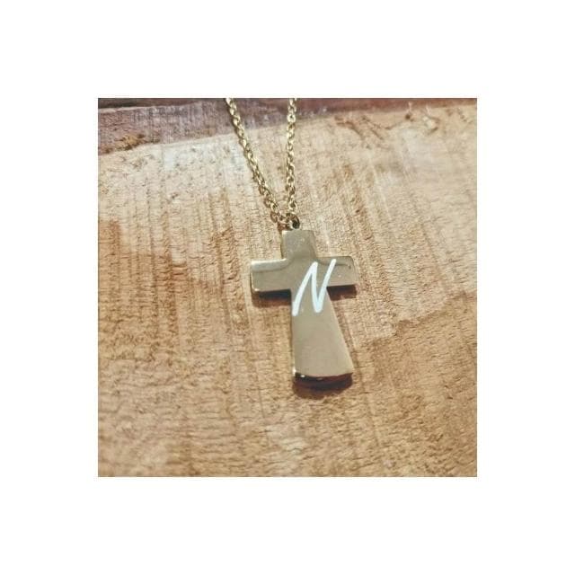 【N典原創十字架 醫療鋼項鍊】基督教 福音禮品 受洗禮物 生日 聖誕節 禮物 耶穌 搬家喬遷 聖經故事 恩典之約禮物店