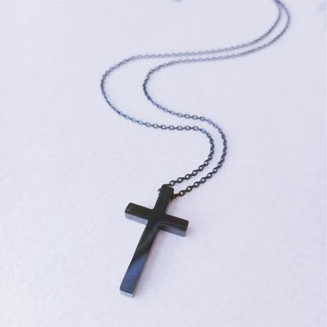 【經典款 醫療鋼十字架項鍊】  基督教 福音禮品 受洗禮物 生日 聖誕節 禮物 耶穌 搬家喬遷 聖經故事 恩典之約禮物店