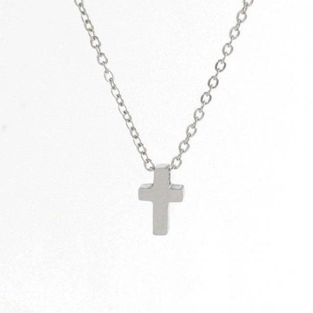 【迷你款 醫療鋼十字架項鍊】基督教 福音禮品 受洗禮物 生日 聖誕節 禮物 耶穌 搬家喬遷 聖經故事 恩典之約禮物店