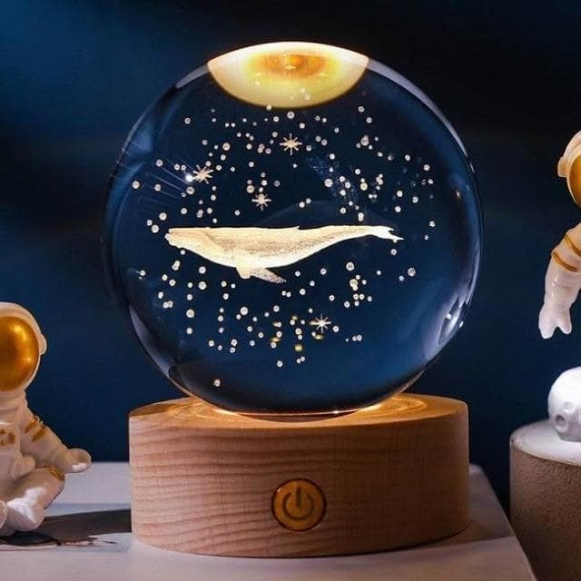 【水晶球小夜燈】基督教 福音禮品 受洗禮物 生日 聖誕節 禮物 耶穌 搬家喬遷 聖經故事 恩典之約禮物店