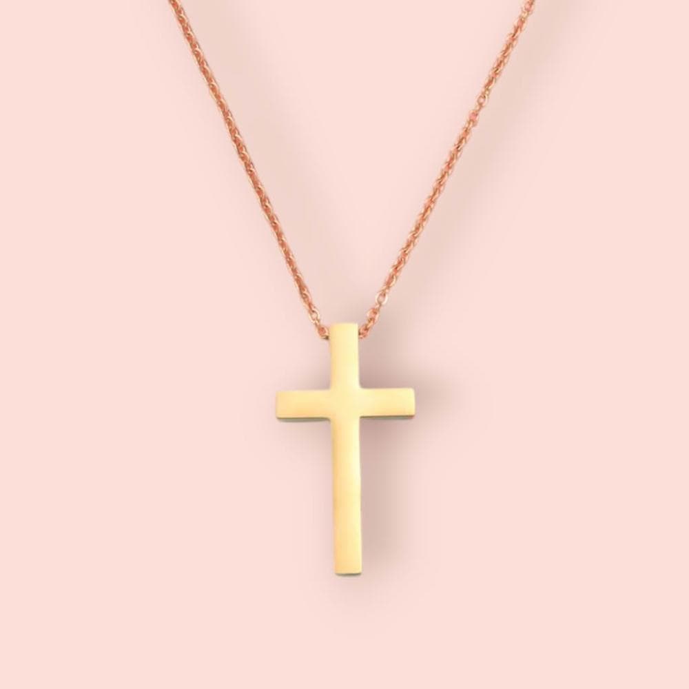 【晨光中的恩典十架】不鏽鋼項鍊 基督教 福音禮品 受洗禮物 生日 聖誕節 禮物 耶穌 搬家喬遷 聖經故事 恩典之約禮物店