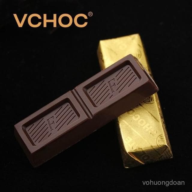 心心相印 VCHOC醇黑可可牛奶巧克力喜糖果送女友節日禮物網紅休閒零食批髮