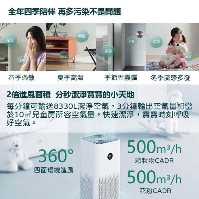 米家 空氣淨化器 4 PRO 陸版 (小米 空氣清淨機 空氣淨化器 清淨機 淨化器 小米淨化器)