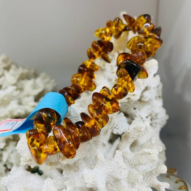 天然琥珀手鍊