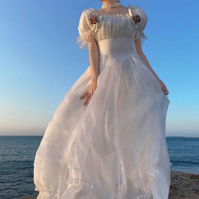 鑫奥精品 免運 lolita洛麗塔連衣裙夏季op仙女生日裙花嫁三段式在逃公主