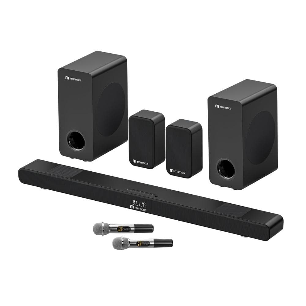 【mimax 米覓】重低音劇院級藍牙音響 全景環繞 長條音響 聲霸 喇叭 SoundBar 藍芽喇叭 家庭影院