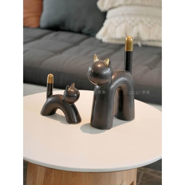 招財貓家居吉祥擺件樣板間兒童房電視櫃裝飾品喬遷新居禮物