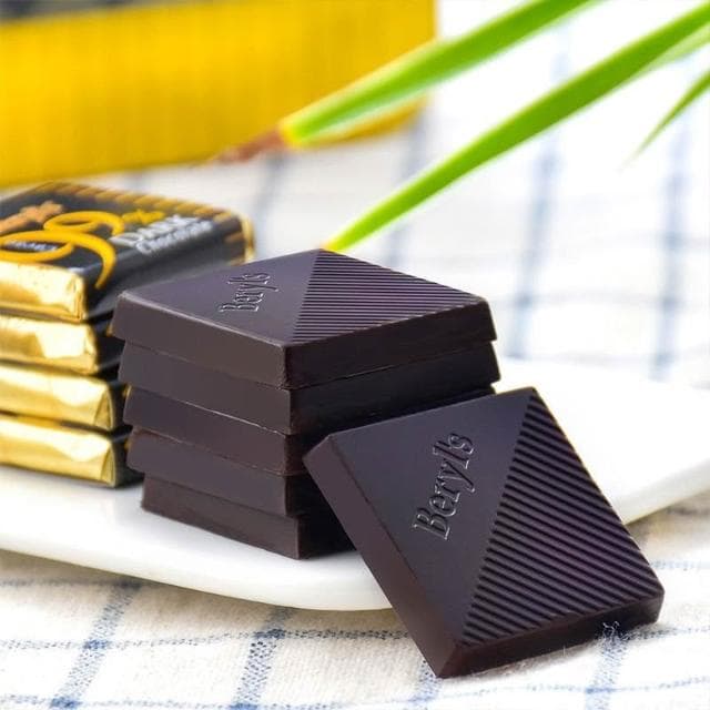心心相印 馬來西亞倍樂思含99%80%可可黑苦巧克力108克/盒糖果禮盒休閒零食
