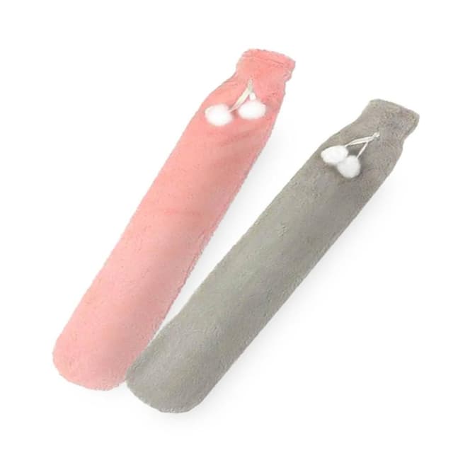 STAR·U星優品牌店 熱水袋 超長熱水袋 注水袋 暖手袋 暖寶寶 灌水保溫袋 保暖神器（加長加厚 加厚內膽 安全防燙）