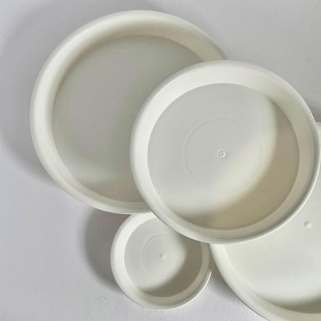 水盤｜中小型·白色·底盤·2-7吋花盆底座·盤子·盆栽底盤·多肉底盤·防漏·水盤·接水盤·塑料盆·植物底盤